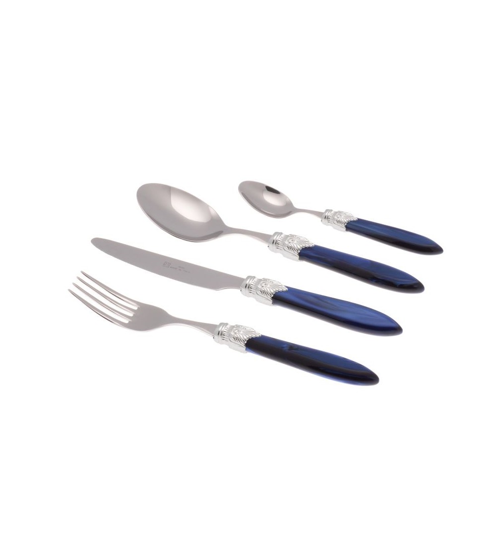 Rivadossi Colored Cutlery - Laura Silver Color Set 4 Pcs -