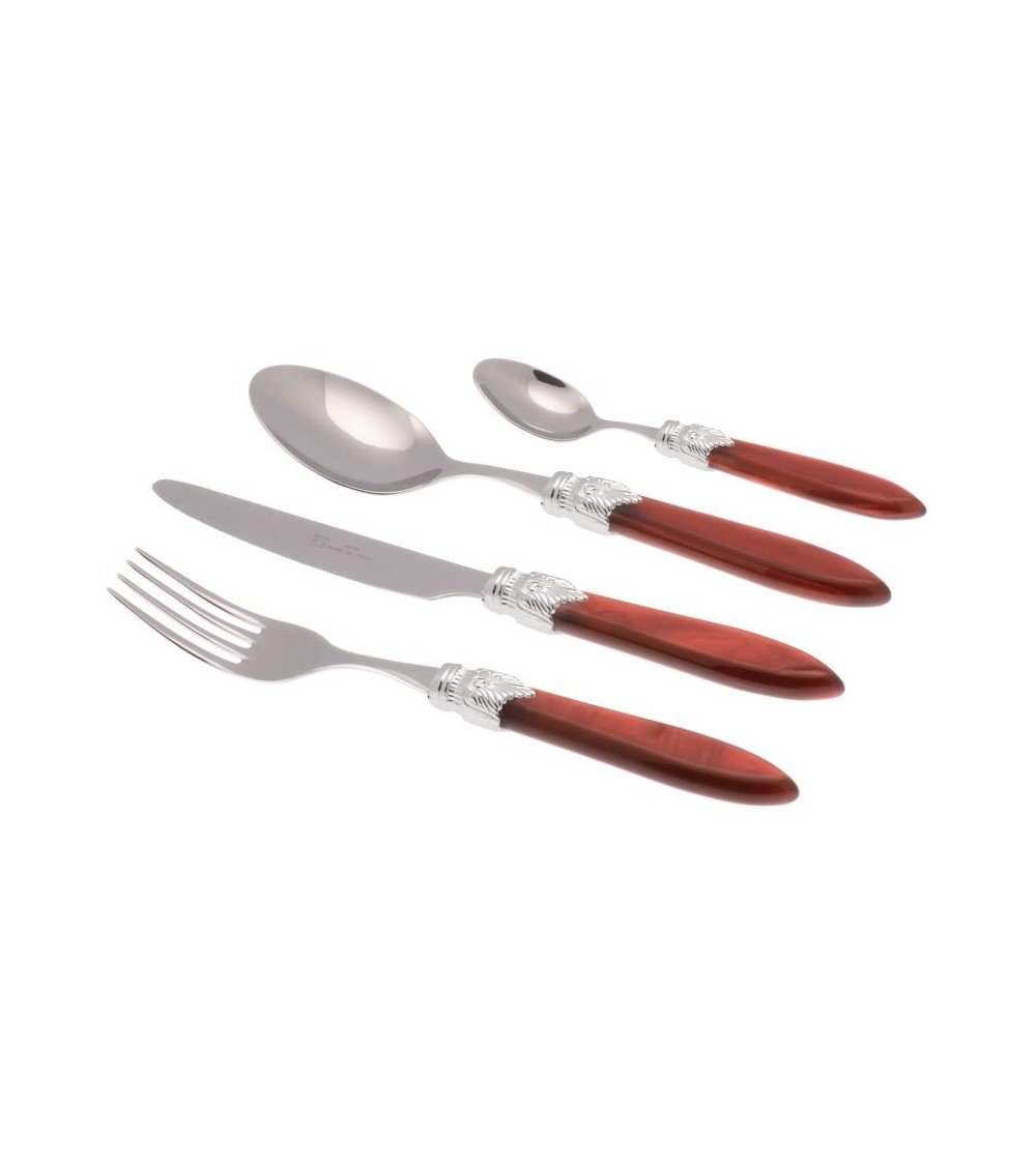 Rivadossi Farbiges Besteck - Laura Silver Color Set 4-teilig -