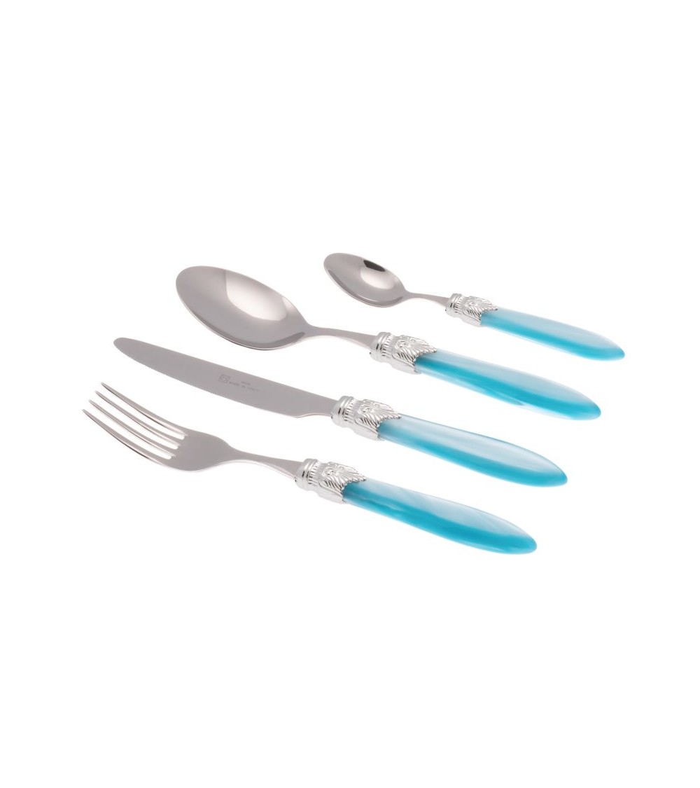 Rivadossi Colored Cutlery - Laura Silver Color Set 4 Pcs -
