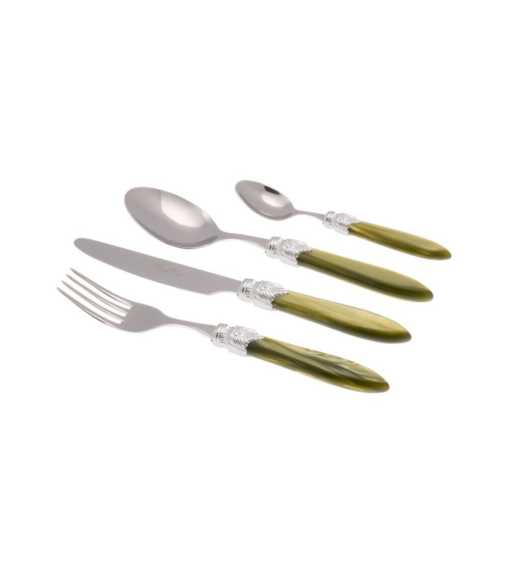 Rivadossi Farbiges Besteck - Laura Silver Color Set 4-teilig -