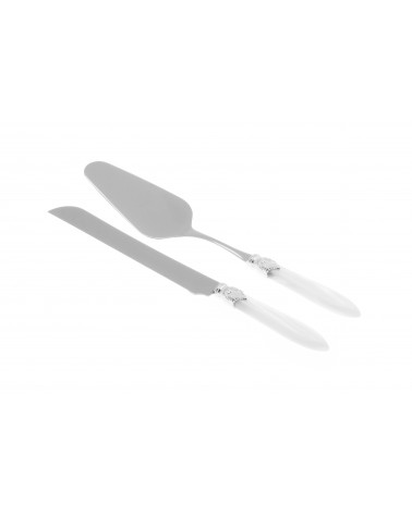 Posate da Dolce Set 2pz - Laura Color Argento - Rivadossi Sandro - 
