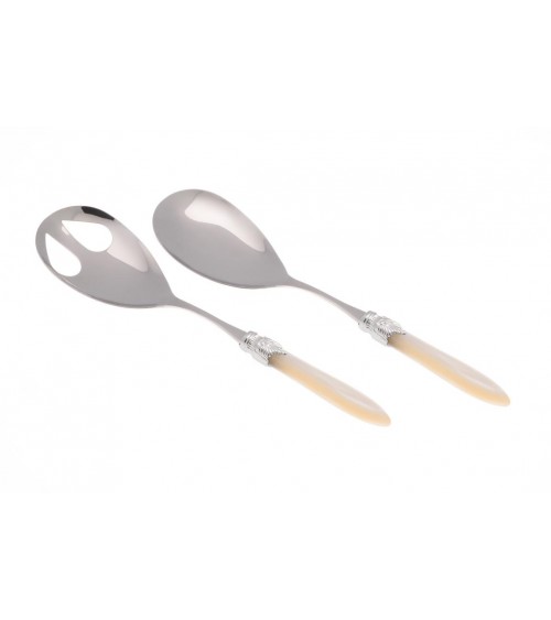 Couverts à Salade 2pcs - Laura Couleur Argent - Rivadossi Sandro -