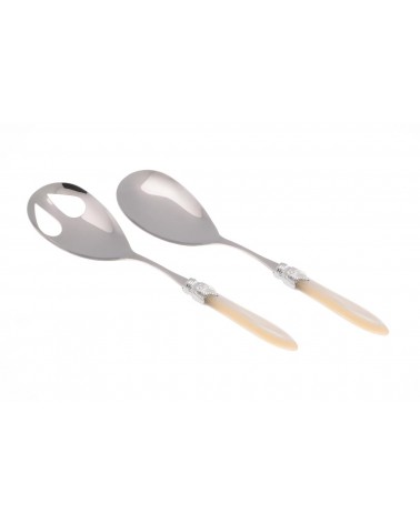 Couverts à Salade 2pcs - Laura Couleur Argent - Rivadossi Sandro -