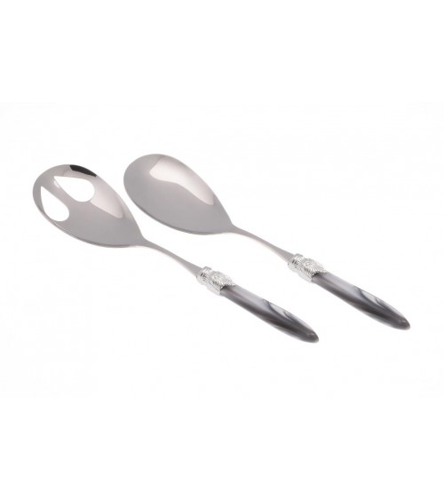 Couverts à Salade 2pcs - Laura Couleur Argent - Rivadossi Sandro -