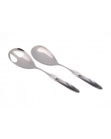 Salatbesteck-Set 2-teilig - Laura Silberfarbe - Rivadossi Sandro -