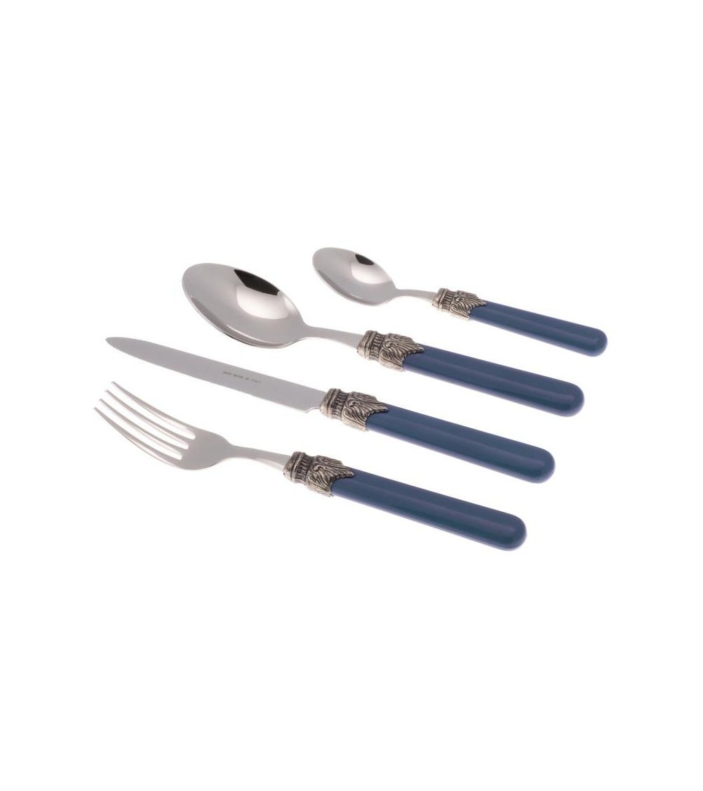 Klassische Casters Rivadossi - Set von 24 Teilen - Shabby Chic - Royal Blue Pavone