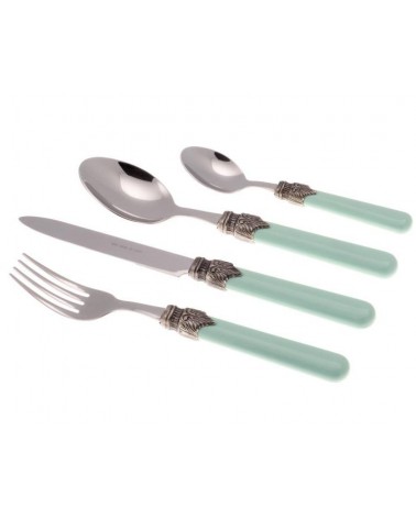 Caves Rivadossi classiques - Ensemble de 24 pièces - Shabby Chic - Water Green Tiffany