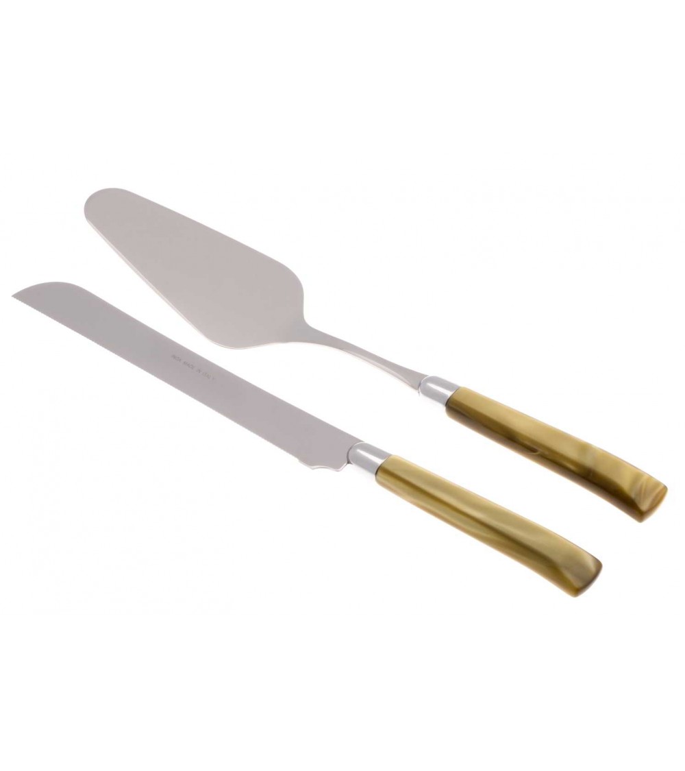 Giada - Modern Mother of Pearl Cutlery - Rivadossi Sandro Set 2 Pieces Sweet -  - 