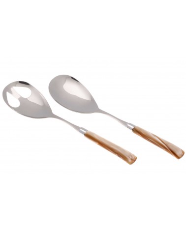 Giada - Posate Madreperlate Moderne - Set 2Pz Posate Insalata - Rivadossi - 