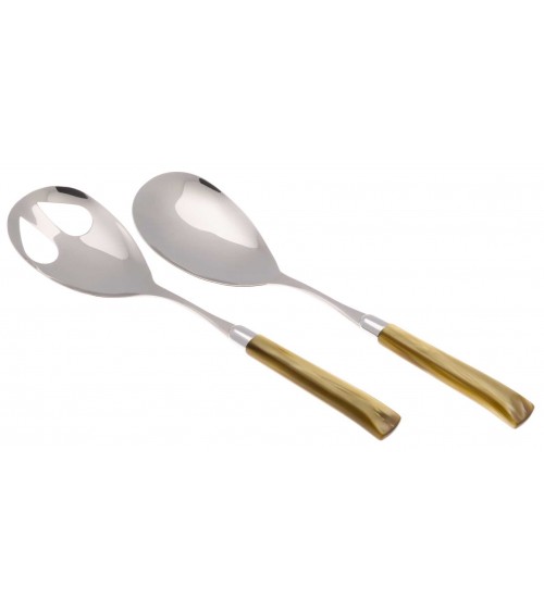 Giada - Couverts en nacre moderne - Set 2Pz Couverts à salade - Rivadossi - 