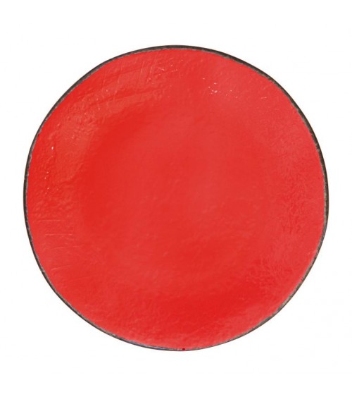 Assiette plate en céramique 26 cm - Set 6 pcs - Preta - 