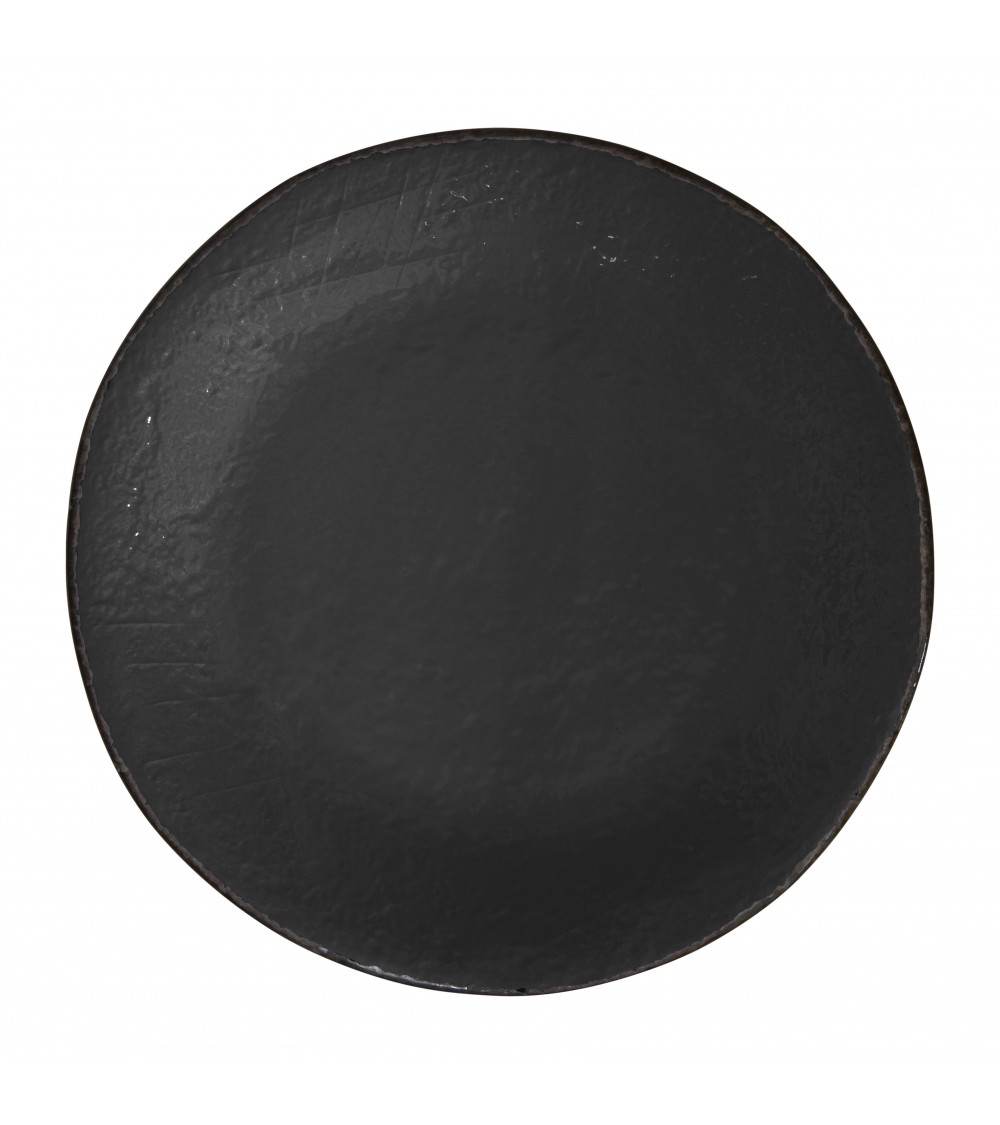 Piatto Piano in Ceramica cm 26 - Set 6 pz - Preta - 