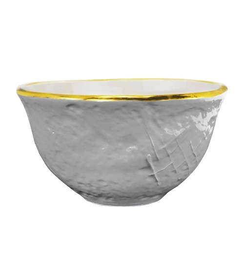 Ciotola / Bolo Cereali in Ceramica - Set 6 pz - Preta Oro - Arcucci - 