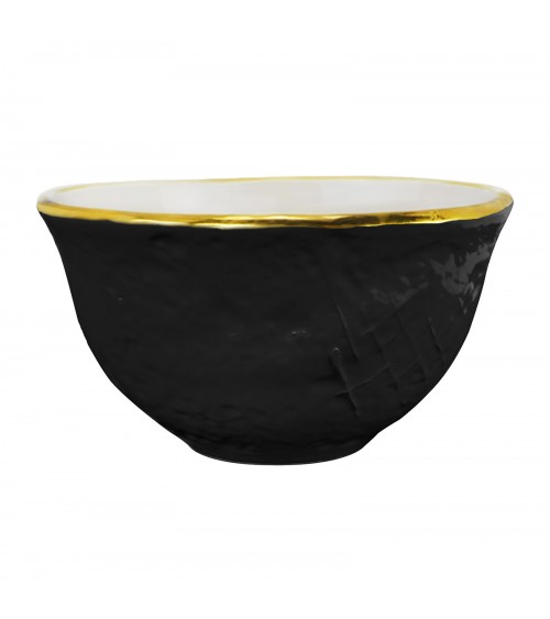 Ciotola / Bolo Cereali in Ceramica - Set 6 pz - Preta Oro - Arcucci - 