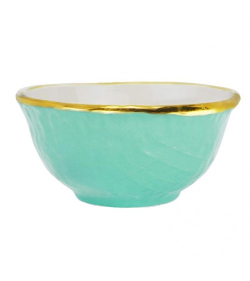 Coppetta Macedonia in Ceramica - Set 6 pz - Preta Oro - Arcucci - 