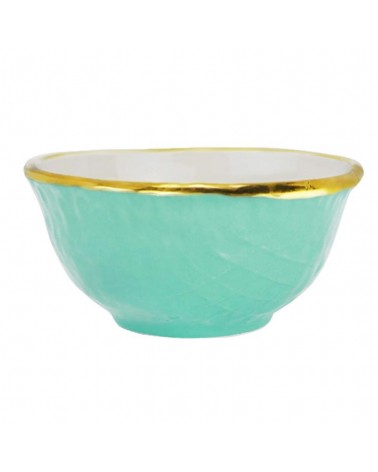 Coppetta Macedonia in Ceramica - Set 6 pz - Preta Oro - Arcucci - 