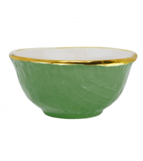 Coppetta Macedonia in Ceramica - Set 6 pz - Preta Oro - Arcucci - 