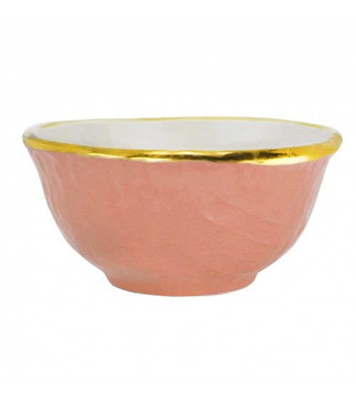 Coppetta Macedonia in Ceramica - Set 6 pz - Preta Oro - Arcucci - 