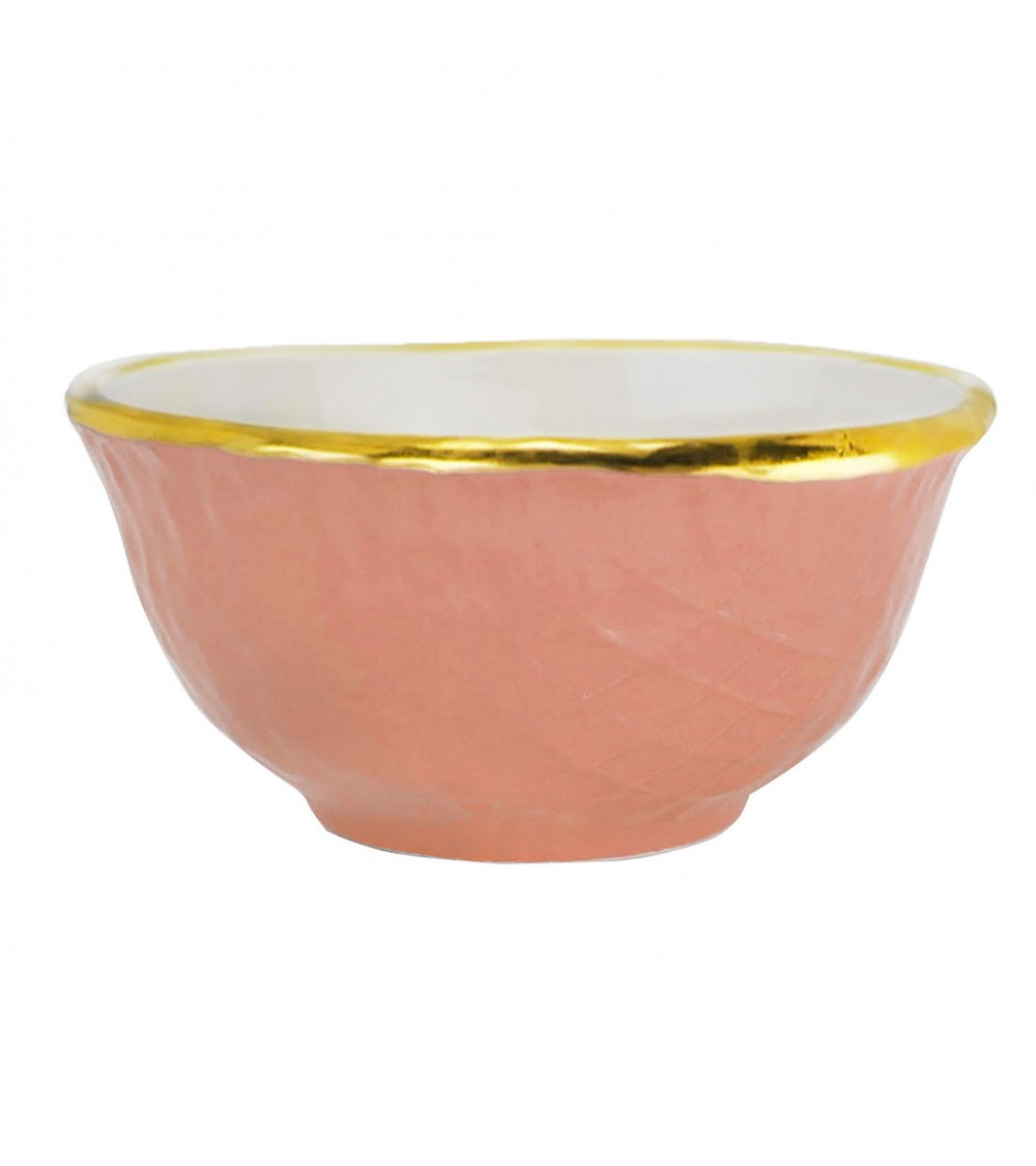 Coppetta Macedonia in Ceramica - Set 6 pz - Preta Oro - Arcucci - 