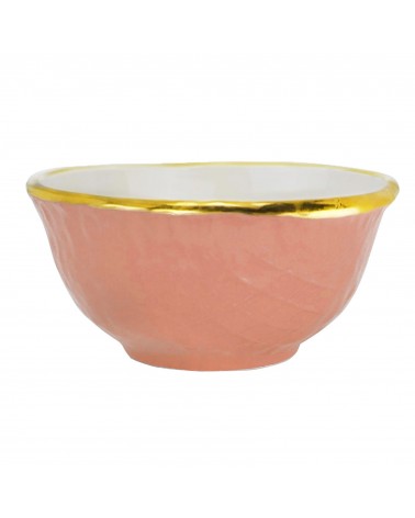 Coppetta Macedonia in Ceramica - Set 6 pz - Preta Oro - Arcucci - 