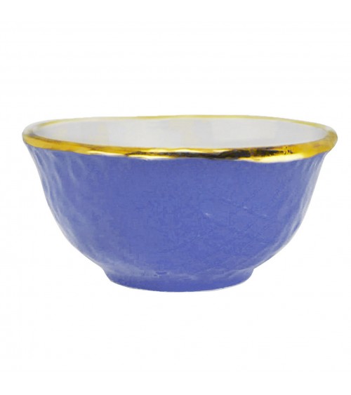 Macedonia Small Bowl in Ceramic - Set 6 pcs - Preta Oro - Arcucci -  - 