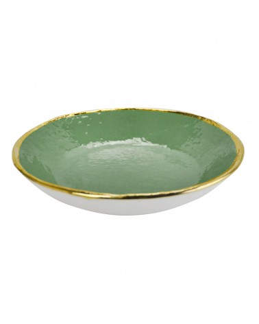 Assiette creuse en céramique - Set 6 pcs - Preta Oro - Arcucci - 