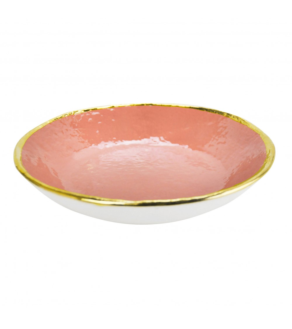Ceramic Soup Plate - Set 6 pcs - Preta Oro - Arcucci -  - 