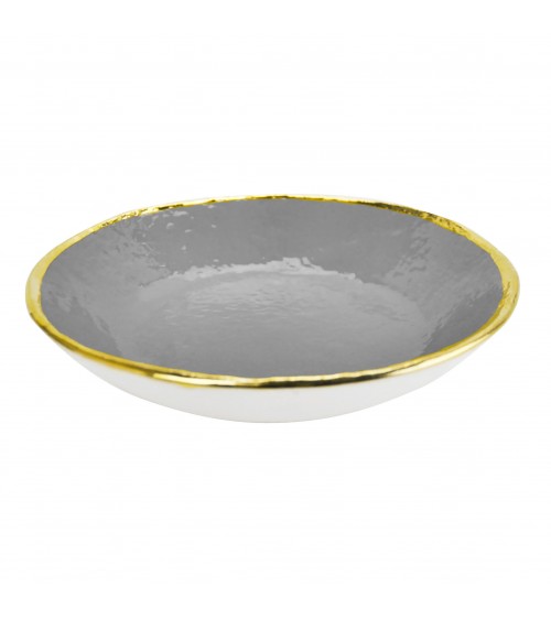 Assiette creuse en céramique - Set 6 pcs - Preta Oro - Arcucci - 