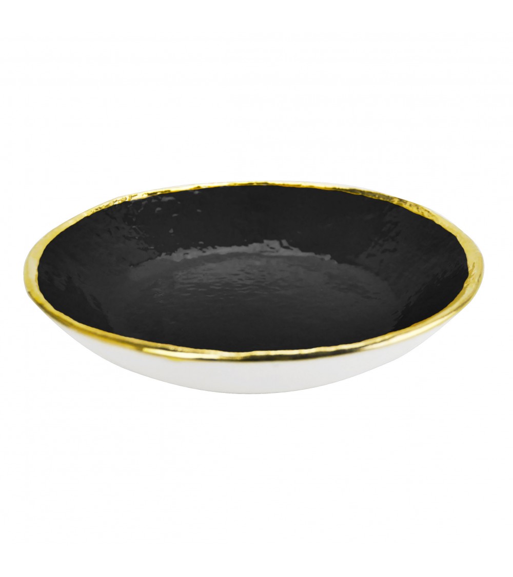 Assiette creuse en céramique - Set 6 pcs - Preta Oro - Arcucci - 