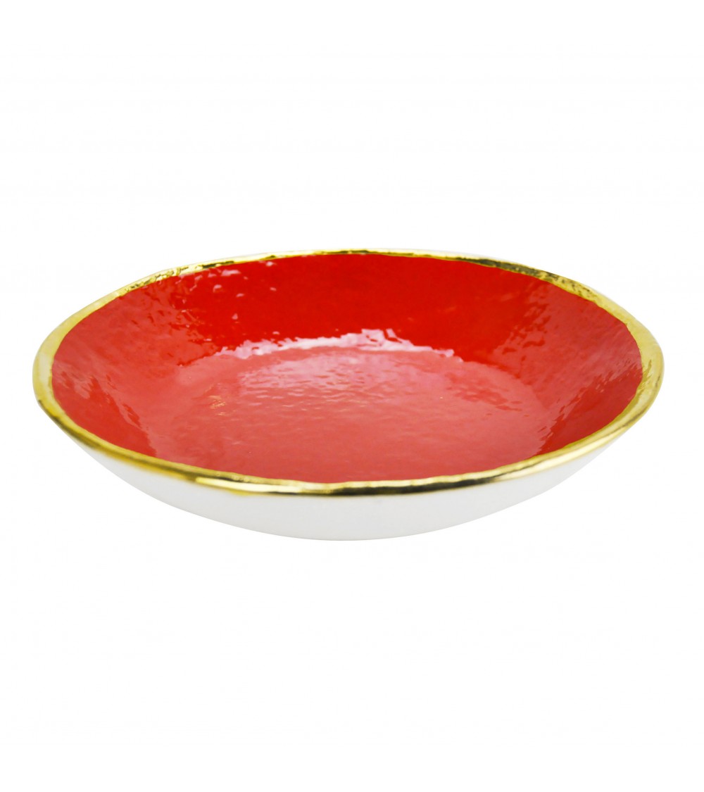 Assiette creuse en céramique - Set 6 pcs - Preta Oro - Arcucci - 