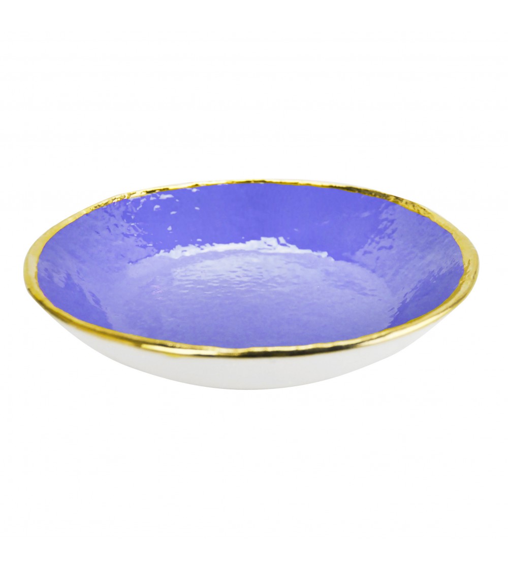 Ceramic Soup Plate - Set 6 pcs - Preta Oro - Arcucci -  - 