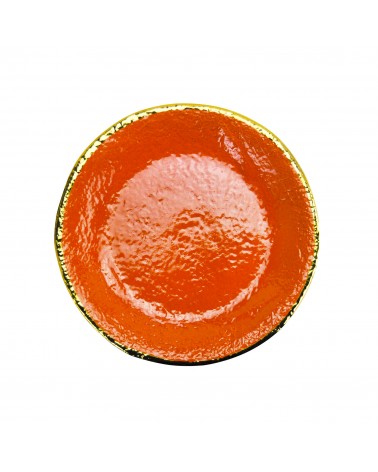 Ceramic Fruit Plate - Set 6 pcs - Preta Oro - Arcucci -  - 