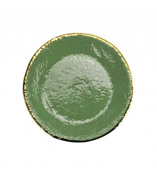 Piatto Frutta in Ceramica - Set 6 pz - Preta Oro - Arcucci - 