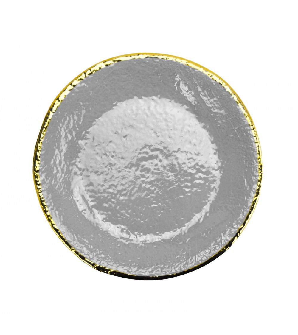 Assiette plate en céramique - Set 6 pcs - Preta Oro - Arcucci - 