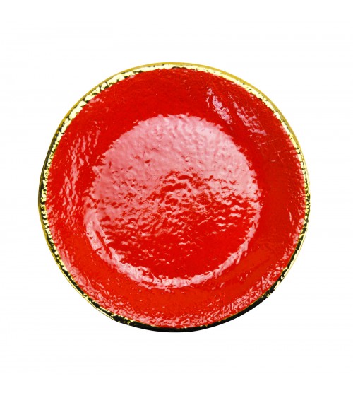 Piatto Piano in Ceramica - Set 6 pz - Preta Oro - Arcucci - 