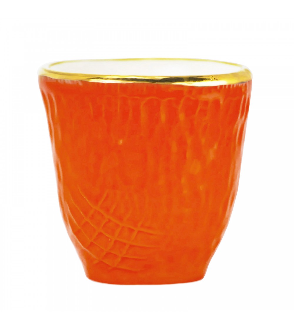 Pretino Caffè in Ceramica - Set 6 pz - Preta Oro - Arcucci - 