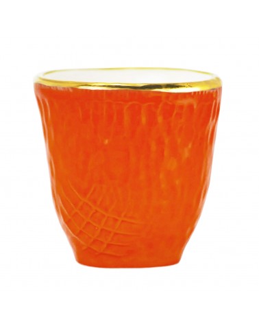 Pretino Caffè in Ceramica - Set 6 pz - Preta Oro - Arcucci - 