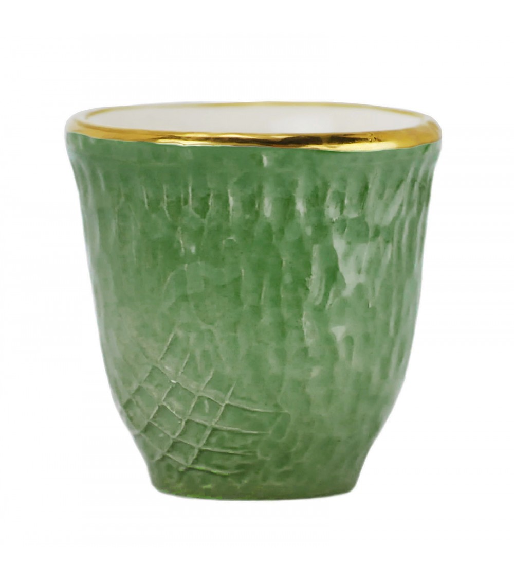 Pretino Caffè in Ceramica - Set 6 pz - Preta Oro - Arcucci - 