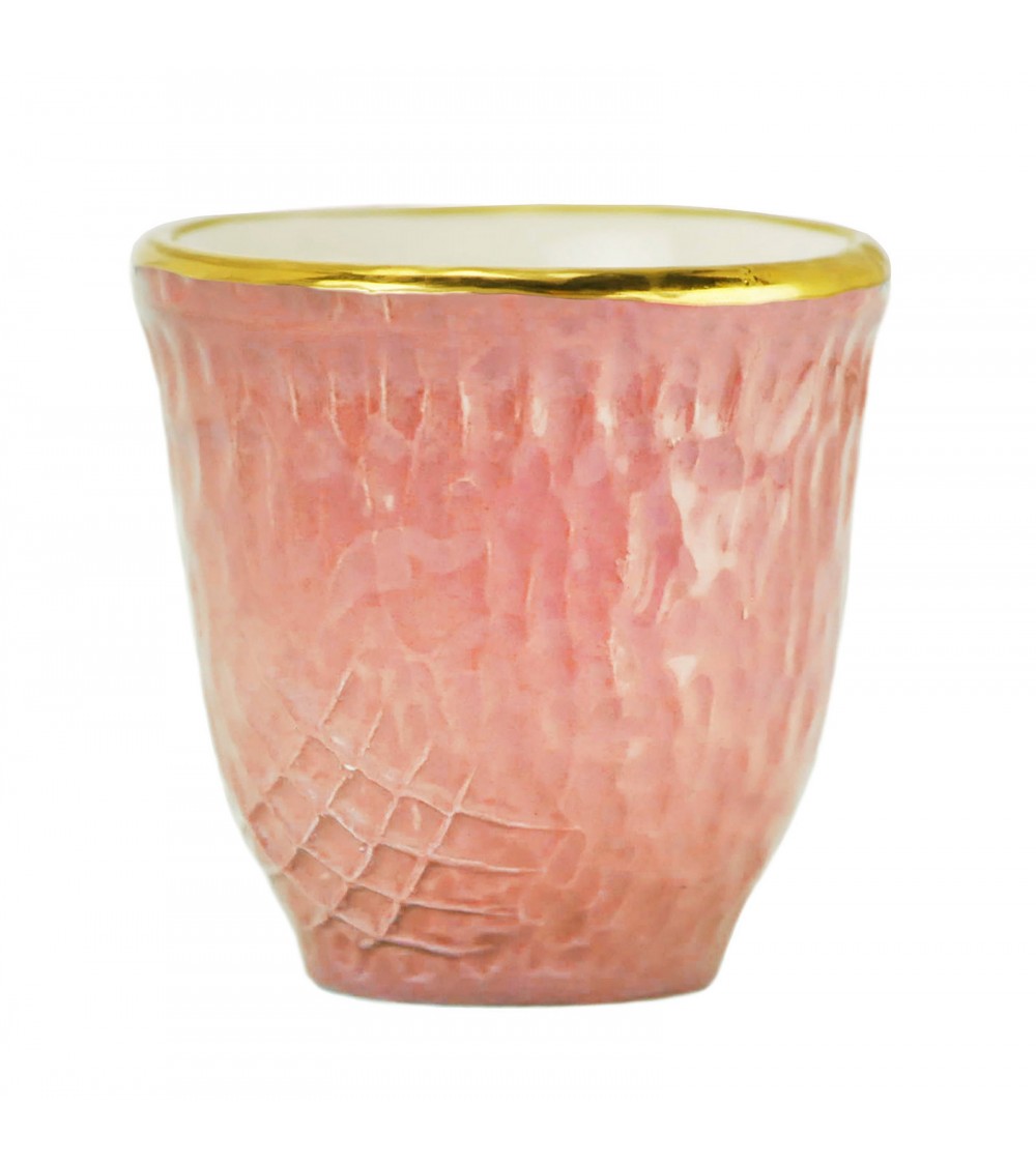 Pretino Caffè in Ceramica - Set 6 pz - Preta Oro - Arcucci - 