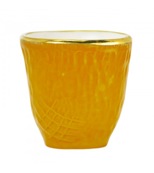 Pretino Caffè in Ceramica - Set 6 pz - Preta Oro - Arcucci - 