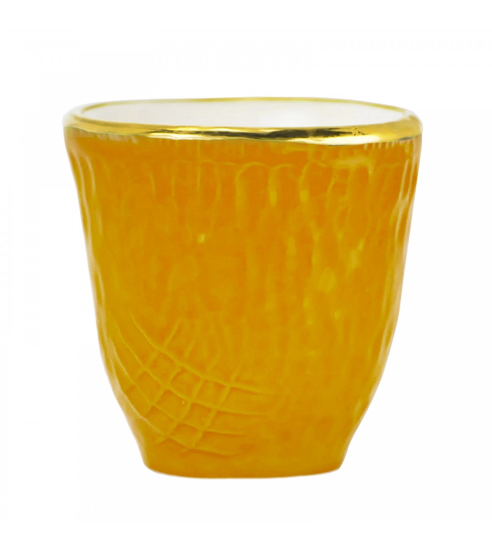 Pretino Caffè in Ceramica - Set 6 pz - Preta Oro - Arcucci - 