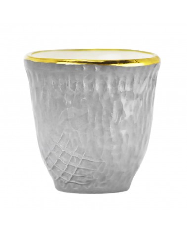 Pretino Coffee Ceramic - Set 6 pcs - Preta Oro - Arcucci -  - 