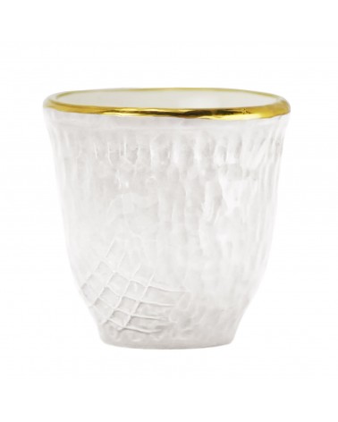 Pretino Caffè in Ceramica - Set 6 pz - Preta Oro - Arcucci - 