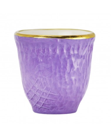 Pretino Caffè in Ceramica - Set 6 pz - Preta Oro - Arcucci - 