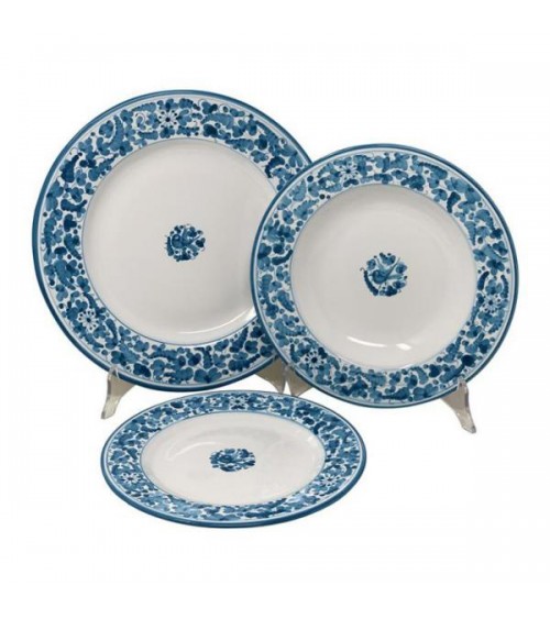 Service de Plats Arabesque pour 4 Personnes - Ceramica Deruta - 