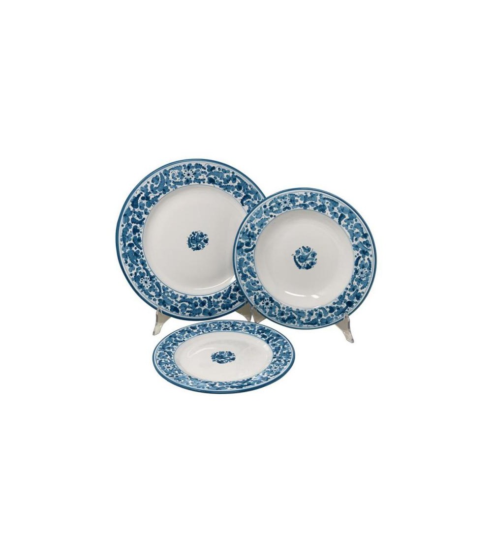 Arabesque Dishes Service für 4 Personen - Ceramica Deruta - 