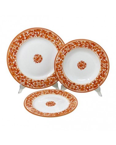 Service de Plats Arabesque pour 4 Personnes - Ceramica Deruta - 