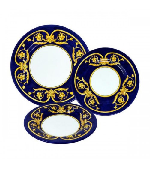 Prince Geschirrservice für 4 Personen - Ceramica Deruta - 