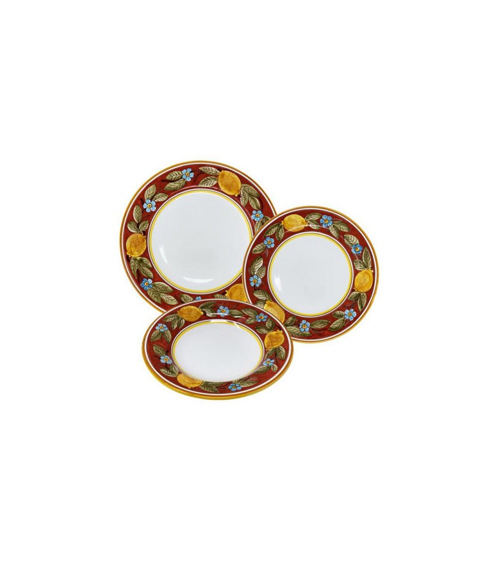 Positano Dish Service For 4 People - Deruta Ceramica -  - 