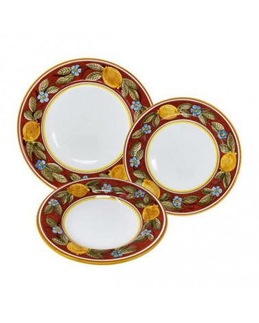 Positano Dish Service For 4 People - Deruta Ceramica -  - 